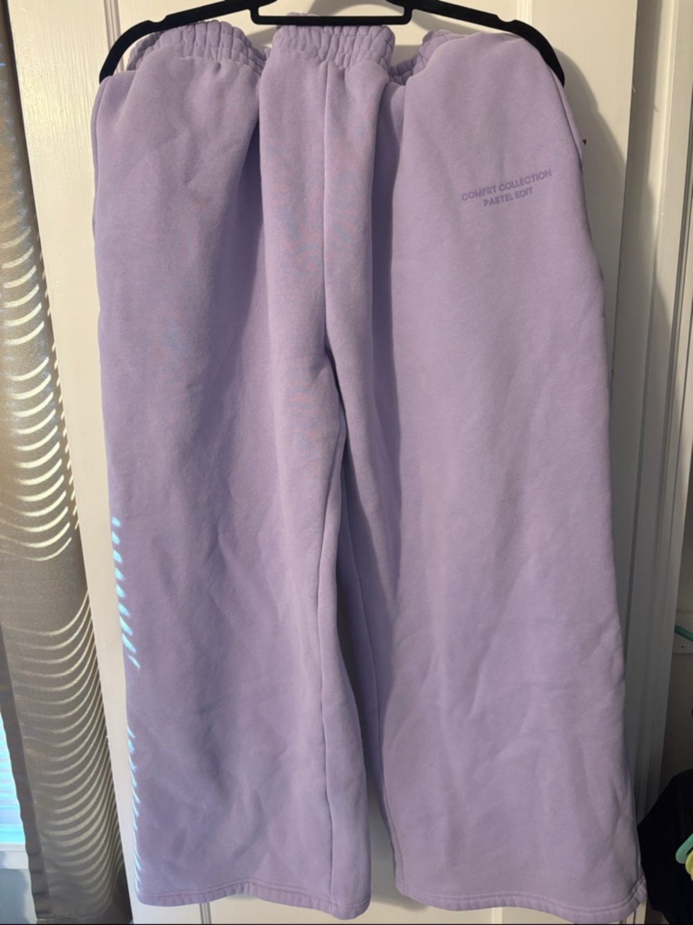 Comfort Collection Pastel Edit Lavender Fleece Lounge Pants